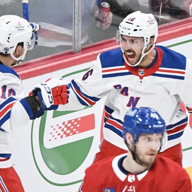 Montembeault makes 45 saves, Canadiens hold off Rangers for 4-3 shootout win